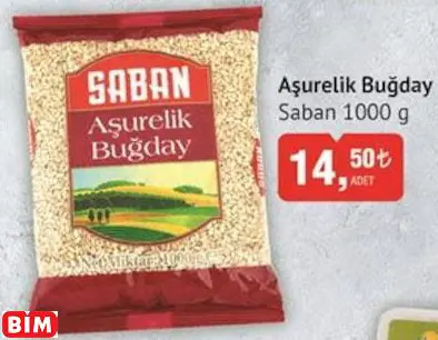 SABAN AŞURELİK BUĞDAY SABAN AŞURELİK BUĞDAY
